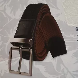 NWT Tommy Bahama Men's Stretch Reversible Belt - L/XL (38"-42") - Black/Brown - Picture 1 of 5