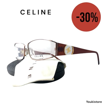 CELINE occhiali da vista VC 1356 COL A40 56 15 140 RARE eyeglasses M.in Italy CE - Immagine 1 di 4
