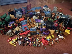 HUGE LOT Imaginext Dragomount Castle Playset Dragons Figures Near Complete - Picture 1 of 23