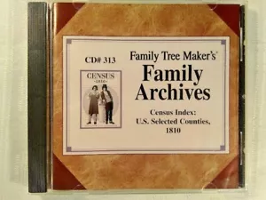 Family Tree Maker Archives Census Index: U.S. Selected Counties 1810 PC CD #313 - Picture 1 of 1