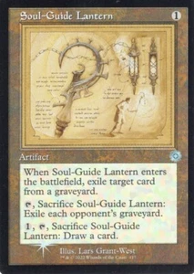 SOUL-GUIDE LANTERN 117 RETRO SCHEMATIC FOIL THE BROTHERS' WAR MTG MAGIC NM - Picture 1 of 1