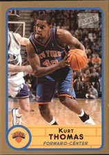 2003-04 Bazooka Parallel New York Knicks Basketball Card #40 Kurt Thomas