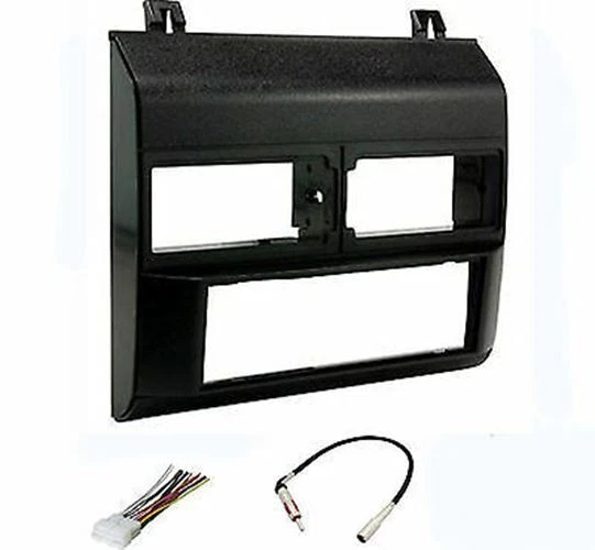 Dash Install Kit Car Stereo Radio Mounting Panel Bezel Trim Mount Black Package - Image 1 of 1