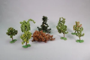 ZX061 FR maquette Ho train decor diorama 9 arbre fruitier 70 à 150 mm bois socle - Bild 1 von 5