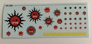Calcomanías de transferencia de agua Orks Evil Sunz Klan Warhammer 40k K4 #007 - Imagen 1 de 4