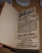 RARITÄT GEBETHBUCH aus dem Jahre 1741 -  1080 Seiten, Titel: "DER POLITISCHE ...