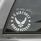United States Air Force Woman Veteran  Vinyl Window Decal Sticker