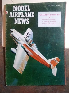 Model Airplane News June 1959, Ken Willard's 'Gasser' & 1958 Wakefield Champ EAA - Picture 1 of 12