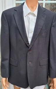 Brooks Brothers 346 Stretch Sport Mantel Blazer Herren 41 SH Anthrazit 97% Wolle - Bild 1 von 9