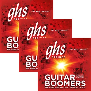 3 juegos de cuerdas de guitarra eléctrica pesada de acero niquelado Boomers GHS GBZW 10-60 - Imagen 1 de 1