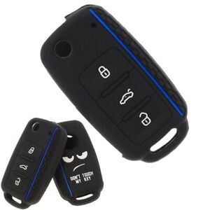 Pulsante Remote fob Cover Caso chiave auto For VW Golf Polo|Skoda Fabia Octavia