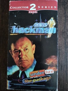 Gene Hackman Collector’s Series Under Fire & The Package VHS Double Feature 1989 - Picture 1 of 4