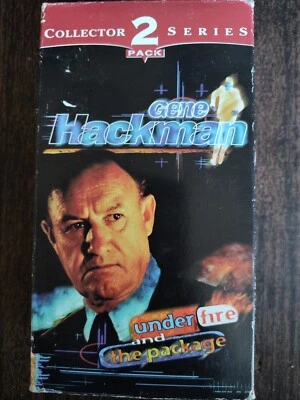 Gene Hackman Collector’s Series Under Fire & The Package VHS Double Feature 1989 - Image 1 of 4