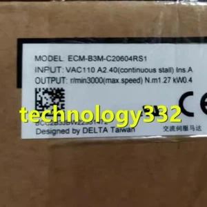 1PC new Delta servo motor ECMA-B3M-C20604RS1 #LM - Picture 1 of 1