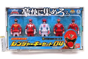 Power Rangers RED Ranger Key set 04 Figure BANDAI 2011 JAPAN - Picture 1 of 12