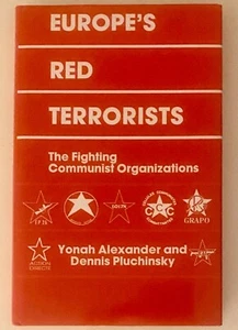 Europe's Red Terrorists, Pluchinsky, Frank Cass, 1992, VG-hc in dj - Picture 1 of 3