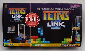 New Sealed Tetris Link Play at Home Game with Bonus 2 Player Tetris Travel Game - Picture 1 of 10