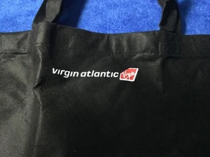 Lot of six (6) VIRGIN ATLANTIC black tote bags. COLLECTIBLE. - Picture 1 of 6