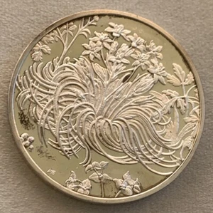 Medaille Meisterwerke Leonardo da Vinci „Stern Bethlehem“ 925 Sterling Silber - Bild 1 von 4