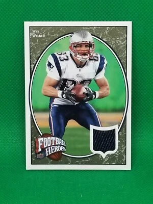🏈2008 UD Football Heroes WES WELKER #94🏈 Patch Swatch Patriots NM-MT or BETTER - Image 1 of 2