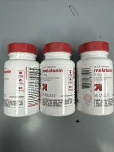 Quick Dissolve Melatonin  5 Mg  240 Tablets Cherry Flavor Ex 05/2025 Lot Of 3 - Picture 1 of 3