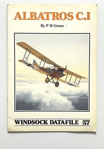 Albatros C.I by PM Grosz WWI German Aircraft Windsock Datafile 57 PB 1996 - Imagen 1 de 8