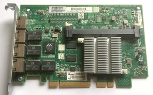 HP Quad Port Gigabit Network PCIe Card Bracket 468001-001 491838-001 - Bild 1 von 3