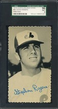 1974 Topps Deckle Edge White Back #65 - Steve Rogers - SGC 96 MINT   