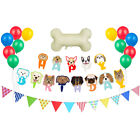  15 Pcs Happy Birthday Ballons Dog Balloon Party Decoration The Banner
