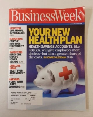 Business Week Magazine November 2004 Your New Health Plan - Image 1 of 4