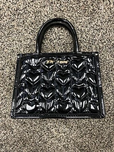 Betsy Johnson Mini Tote handbag, black. Fairy Goth Y2K Trendy - Picture 1 of 7