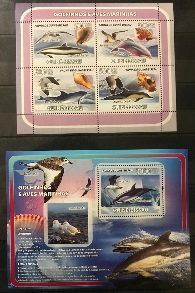 Guinea Bissau - Golfinhos / Dolphins - Timbres - stamps - MNH** B302 - Image 1 of 1