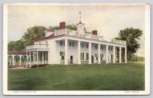 Postal de colección Mount Vernon Virginia East Front Mansion c1920s - Imagen 1 de 2
