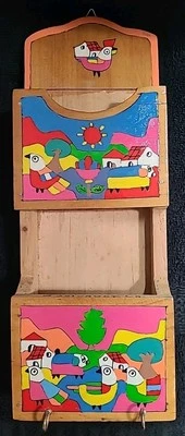 Miguel Ángel Rivas-Vintage Wall Organizer - Image 1 of 4