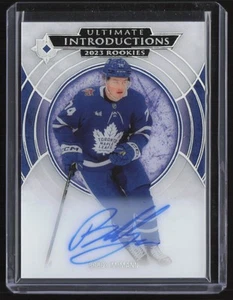 Bobby McMann 2023-2024 Ultimate Collection Ultimate Introductions Auto #UI-60 - Foto 1 di 2