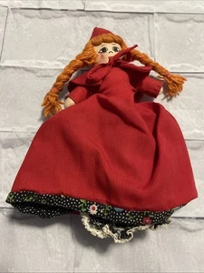 Topsy Turvy Flip Doll, Little Red Riding Hood, Wolf and Grandma #800 - Picture 1 of 24
