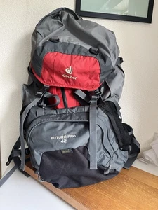Deuter Futura Pro 42 Rucksack Wandern Trekking Backpack rot - Bild 1 von 4