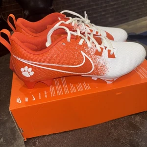 Nike Vapor Edge Speed 360 2 Football Cleats Clemson Tigers PE FJ5750-802, 10.5 - Picture 1 of 8