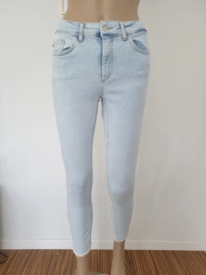 Jeanshose, Denim, Gr. M/30, Hellblau, Fransen, Only - Bild 1 von 4