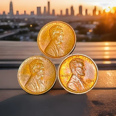 1909 VDB, 1910, and 1920 Lincoln Wheat Cents Uncirculated  - Image 1 of 4