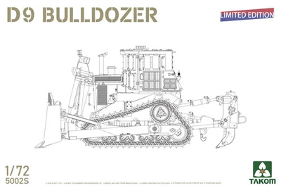 TAKOM 5002S 1/72 US D9 Bulldozer (Limited Edition)-High Detail Collection