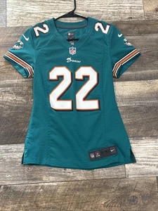 Camiseta deportiva de fútbol americano mediana 12 Bush Nike para mujer de los jugadores de la NFL en el campo de los Miami Dolphins - Imagen 1 de 2