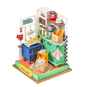 Tsukurundesu® DIY Miniature House Dollhouse Sweet Home Series (Mini Bakery) with - Picture 1 of 8
