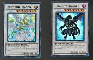 YUGIOH SET DRAGO FINE OSCURO E CHIARO RYMP-EN066-067 1°ED SUPER RARA VLP - Foto 1 di 2