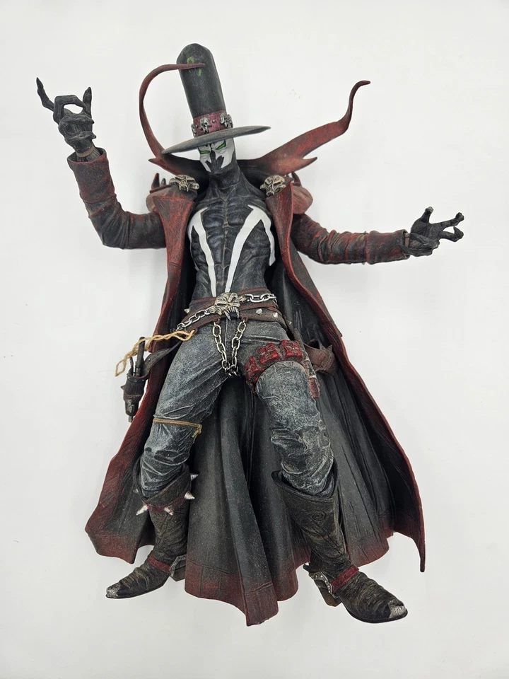 McFarlane Gunslinger Spawn 14” Deluxe Statue Cowboy Cape Chains Collectible - Image 1 of 4