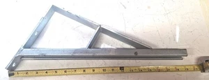 2 ripiani pesanti per staffa canale Unistrut raccordo puntone zinco MAI USATI - Foto 1 di 11