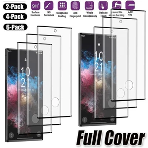 For Samsung Galaxy S22 Ultra S22/+ 5G Full Cover Tempered Glass Screen Protector - Picture 1 of 17