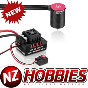 Hobbywing 38030208 QUICRUN WP 10BL120 G2 Combo (Sensorless)-ESC+3652 SL 4000K G2 - Picture 1 of 3