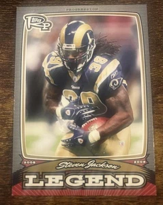 2008 Topps Rookie Progression #PL-SJ Steven Jackson Legend #d/199! RAMS - Imagen 1 de 2