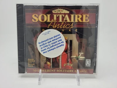 Solitaire Antics Deluxe für PC Windows Mac - NEU, gesprungenes Gehäuse - Bild 1 von 2